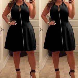 ❤️Elegant sleeveless zipper down tunic loose dress